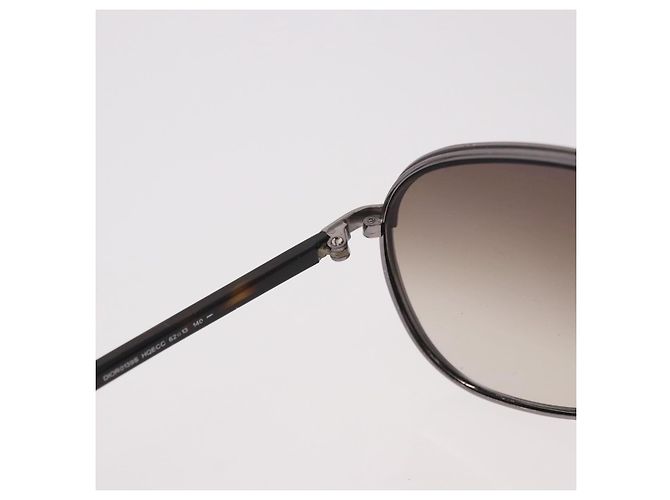 Gafas de sol Christian Dior estampado carey plástico marrón Auth BA13841 Castaño - vista 9