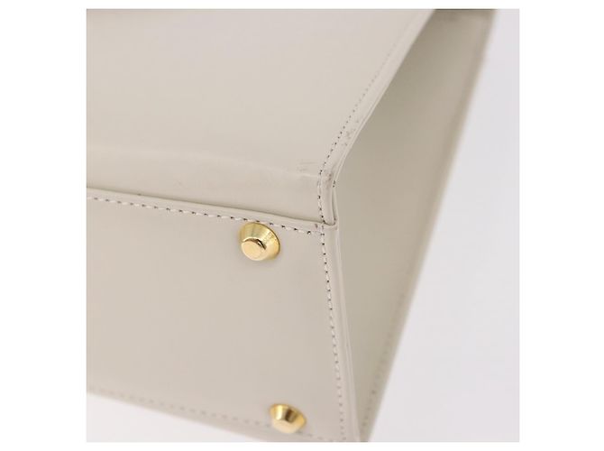 SAINT LAURENT Borsa in pelle bianca e oro Auth 190922 Bianco D'oro - vista 14