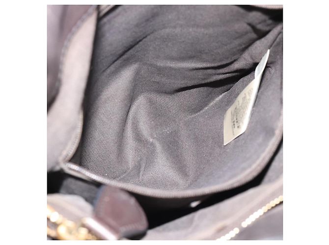 Borsa Tote BURBERRY Nova Check PVC 2way Beige Oro Auth 190614 D'oro - vista 24