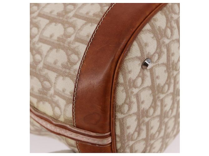 Borsa a tracolla Christian Dior Romantic Chain PVC Beige Argento Auth 191704 - vista 15