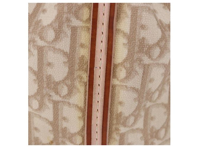 Borsa a tracolla Christian Dior Romantic Chain PVC Beige Argento Auth 191704 - vista 4