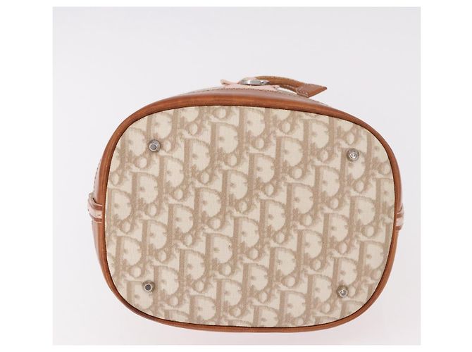 Borsa a tracolla Christian Dior Romantic Chain PVC Beige Argento Auth 191704 - vista 6