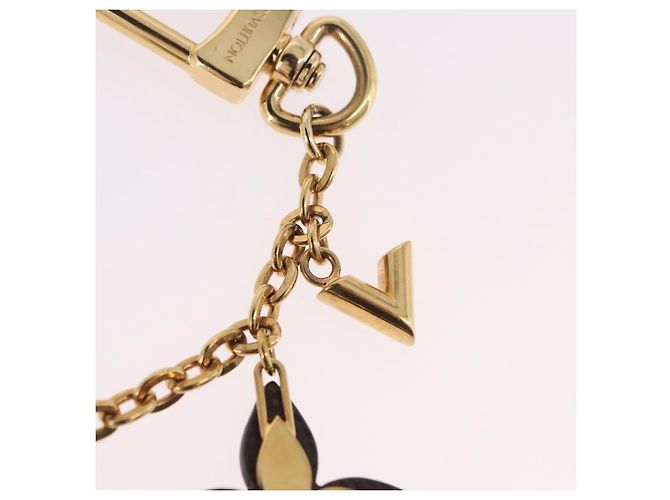 LOUIS VUITTON Monogram Bijoux Sac Chainne Charm per borsa Gold M63086 LV Auth 190451M Rosa Monogramma - vista 10