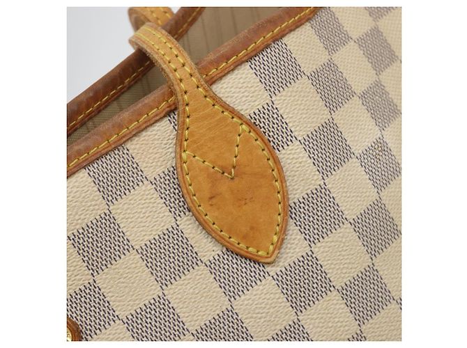 LOUIS VUITTON Damier Azur Neverfull MM Tote Bag N41605 LV Auth hk3894 - vista 10