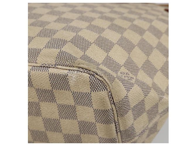 LOUIS VUITTON Damier Azur Neverfull MM Tote Bag N41605 LV Auth hk3894 - vista 15