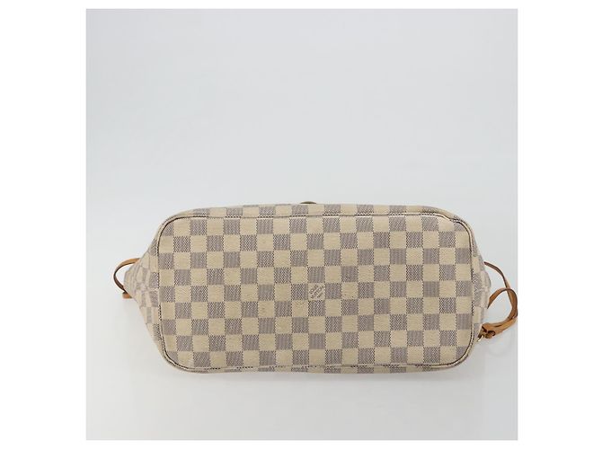 LOUIS VUITTON Damier Azur Neverfull MM Tote Bag N41605 LV Auth hk3894 - vista 5