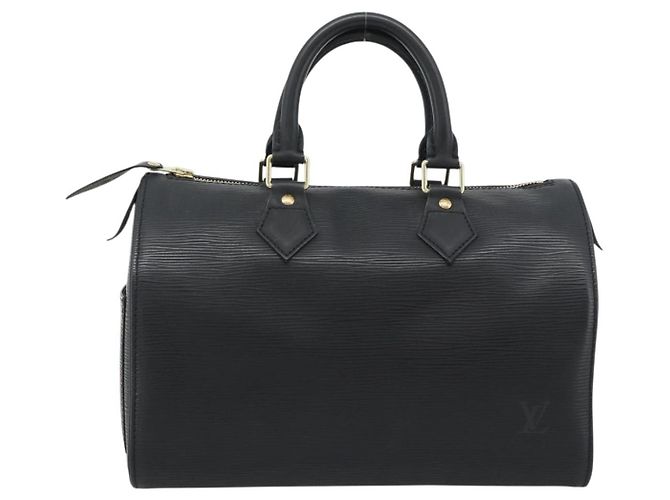 Borsa LOUIS VUITTON Epi Speedy 30 Noir Black M43002 LV Auth BA13894A Nero - vista 13