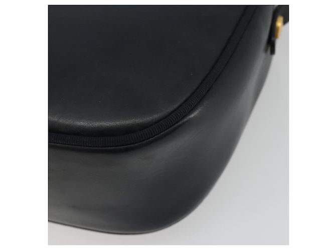 Borsa a Spalla Salvatore Ferragamo Vala in Pelle Nera e Oro Auth BA13929 Nero D'oro - vista 15