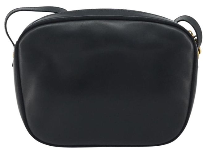 Borsa a Spalla Salvatore Ferragamo Vala in Pelle Nera e Oro Auth BA13929 Nero D'oro - vista 2