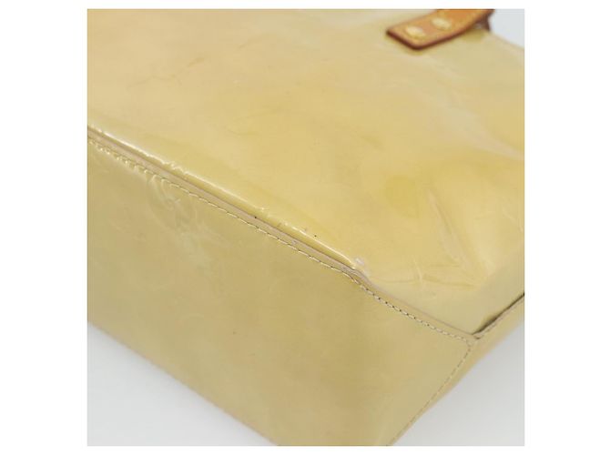 LOUIS VUITTON Monogram Vernis Reade PM Hand Bag Beige M91144 LV Auth BA13915 - view 15