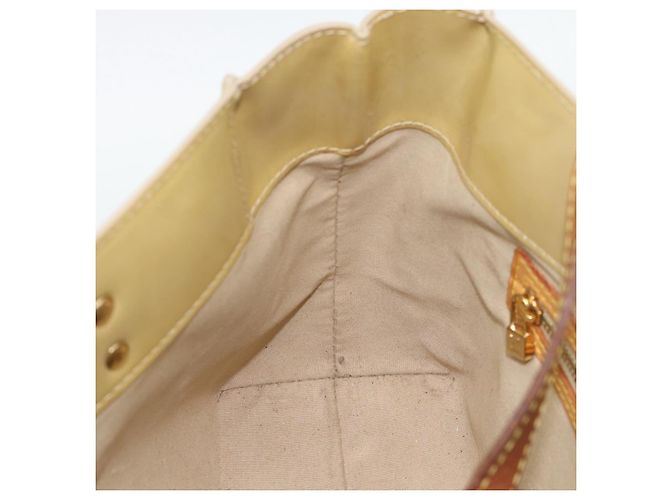 LOUIS VUITTON Monogram Vernis Reade PM Hand Bag Beige M91144 LV Auth BA13915 - view 18