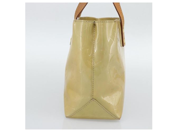 LOUIS VUITTON Monogram Vernis Reade PM Hand Bag Beige M91144 LV Auth BA13915 - view 3