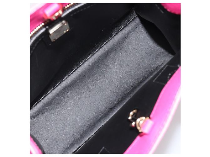 Borsa a Mano MCM Vicetos Logogramma PVC Pelle 2way Oro Rosa Auth mr2718A D'oro - vista 11