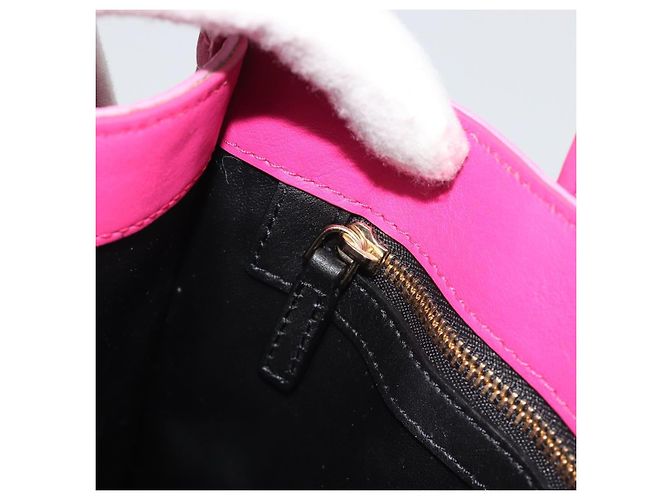 Borsa a Mano MCM Vicetos Logogramma PVC Pelle 2way Oro Rosa Auth mr2718A D'oro - vista 20