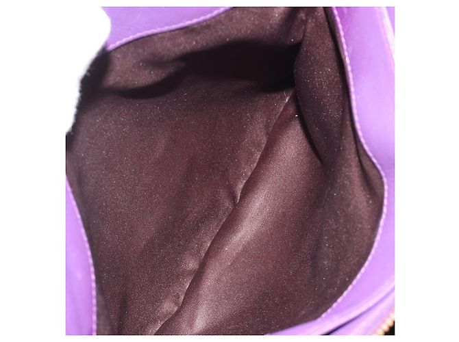 Borsa Salvatore Ferragamo Gancini in Pelle 2way Viola Oro Auth ka5151A D'oro Porpora - vista 25