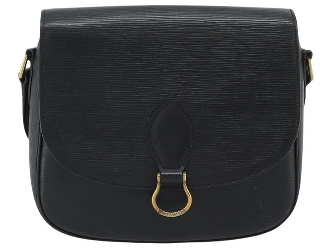 Borsa a Spalla LOUIS VUITTON Epi Saint Cloud GM Nera M52192 LV Auth 191506 Nero - vista 13