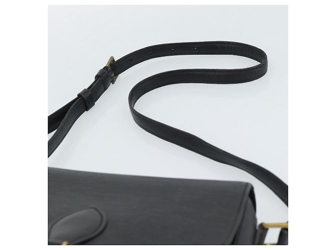 Borsa a Spalla LOUIS VUITTON Epi Saint Cloud GM Nera M52192 LV Auth 191506 Nero - vista 14