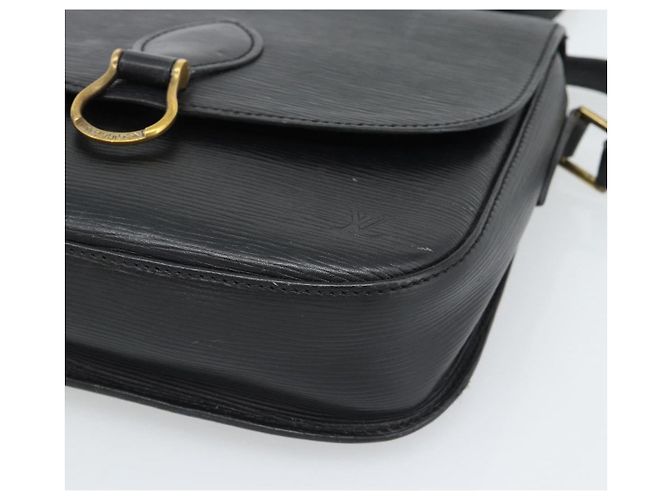 Borsa a Spalla LOUIS VUITTON Epi Saint Cloud GM Nera M52192 LV Auth 191506 Nero - vista 15