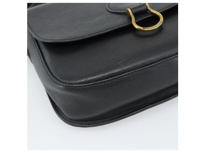 Borsa a Spalla LOUIS VUITTON Epi Saint Cloud GM Nera M52192 LV Auth 191506 Nero - vista 16