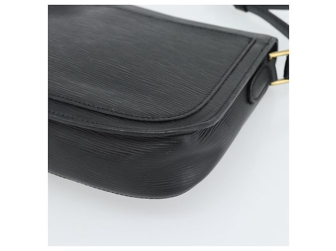 Borsa a Spalla LOUIS VUITTON Epi Saint Cloud GM Nera M52192 LV Auth 191506 Nero - vista 17