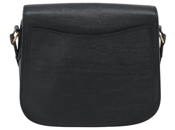 Borsa a Spalla LOUIS VUITTON Epi Saint Cloud GM Nera M52192 LV Auth 191506 Nero - vista 2