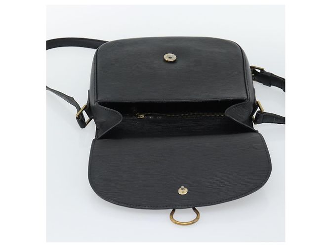 Borsa a Spalla LOUIS VUITTON Epi Saint Cloud GM Nera M52192 LV Auth 191506 Nero - vista 20