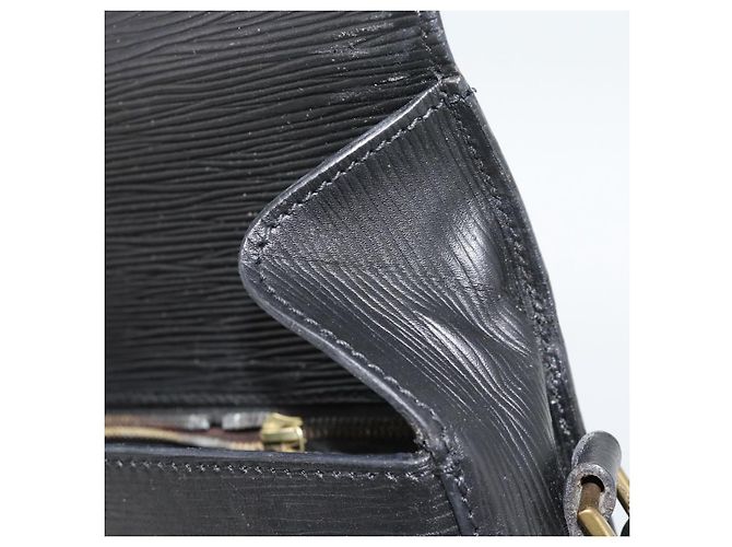 Borsa a Spalla LOUIS VUITTON Epi Saint Cloud GM Nera M52192 LV Auth 191506 Nero - vista 21