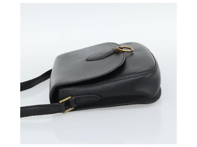 Borsa a Spalla LOUIS VUITTON Epi Saint Cloud GM Nera M52192 LV Auth 191506 Nero - vista 3