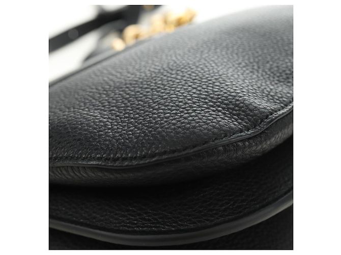 Borsa a Spalla con Catena BOTTEGA VENETA in Pelle 2way Nero Oro Auth 190448V D'oro - vista 17