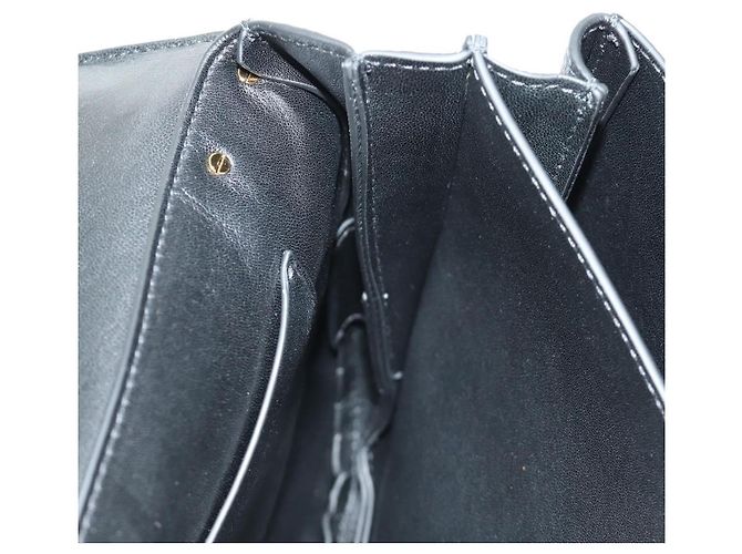 Borsa a Spalla con Catena BOTTEGA VENETA in Pelle 2way Nero Oro Auth 190448V D'oro - vista 22
