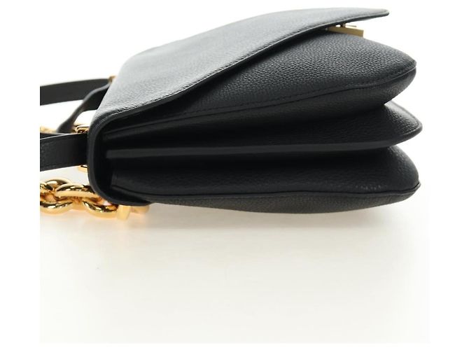Borsa a Spalla con Catena BOTTEGA VENETA in Pelle 2way Nero Oro Auth 190448V D'oro - vista 3