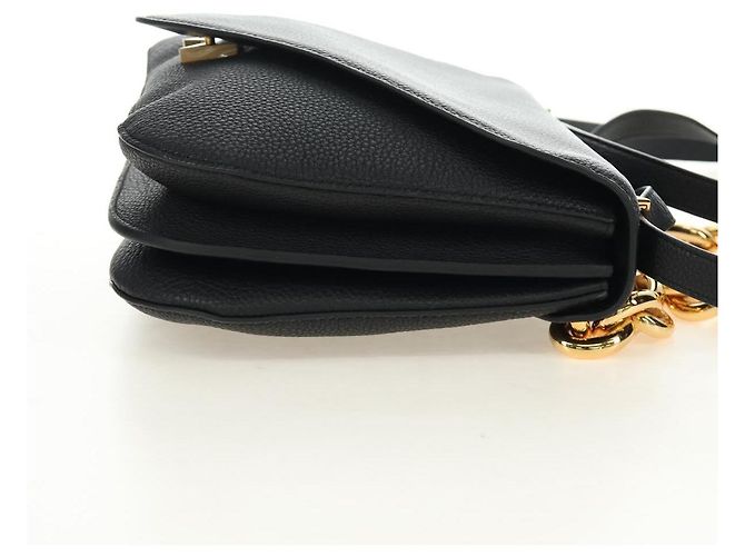 Borsa a Spalla con Catena BOTTEGA VENETA in Pelle 2way Nero Oro Auth 190448V D'oro - vista 4