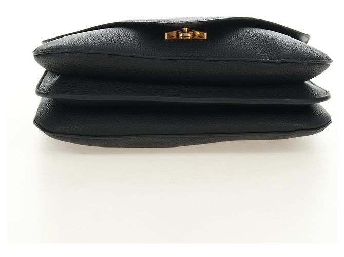 Borsa a Spalla con Catena BOTTEGA VENETA in Pelle 2way Nero Oro Auth 190448V D'oro - vista 5