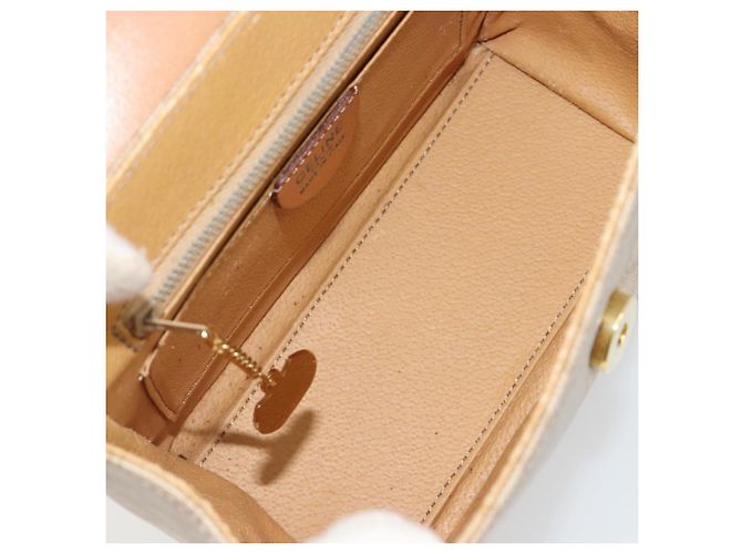 Céline Borsa CELINE Macadam Canvas Star Ball PVC 2way Beige Gold Autentica 190408A D'oro - vista 10