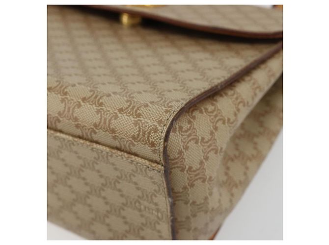 Céline Borsa CELINE Macadam Canvas Star Ball PVC 2way Beige Gold Autentica 190408A D'oro - vista 14