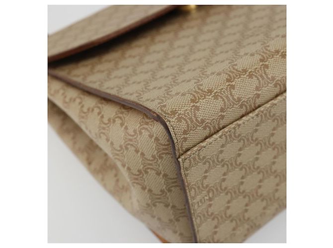 Céline Borsa CELINE Macadam Canvas Star Ball PVC 2way Beige Gold Autentica 190408A D'oro - vista 15