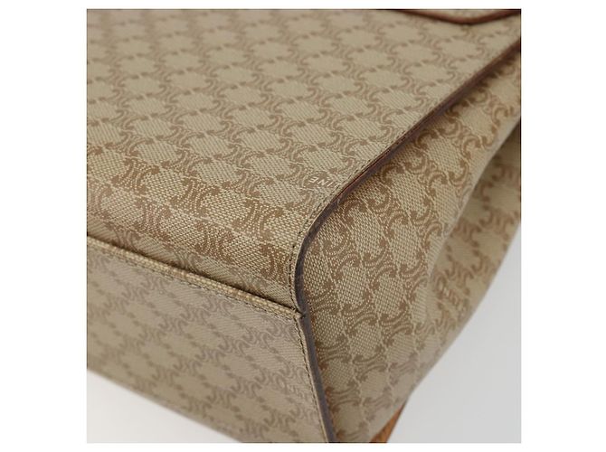Céline Borsa CELINE Macadam Canvas Star Ball PVC 2way Beige Gold Autentica 190408A D'oro - vista 16