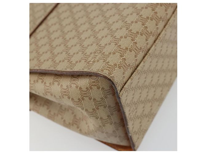 Céline Borsa CELINE Macadam Canvas Star Ball PVC 2way Beige Gold Autentica 190408A D'oro - vista 17