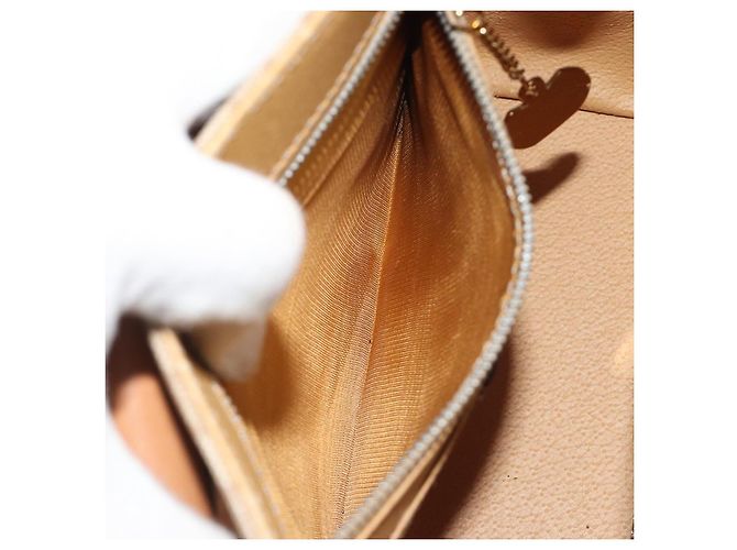 Céline Borsa CELINE Macadam Canvas Star Ball PVC 2way Beige Gold Autentica 190408A D'oro - vista 23