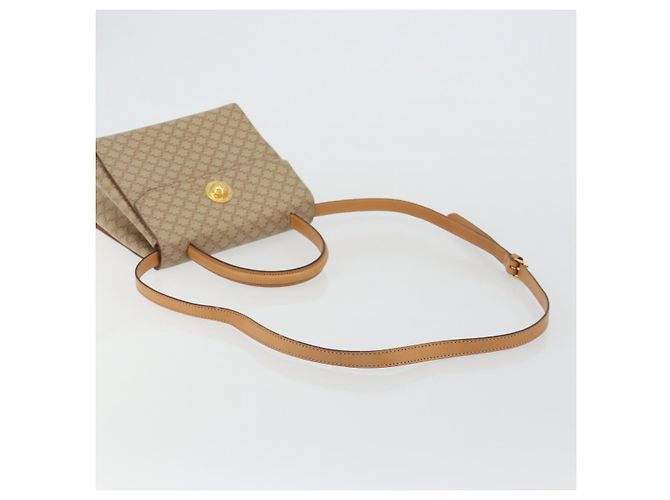 Céline Borsa CELINE Macadam Canvas Star Ball PVC 2way Beige Gold Autentica 190408A D'oro - vista 7
