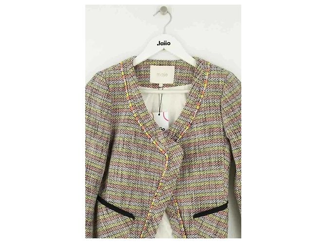 Blazer Maje in cotone rosa - vista 2