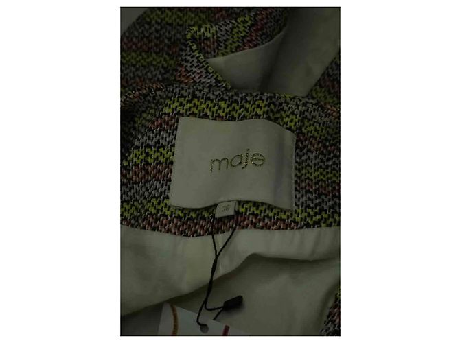 Blazer Maje in cotone rosa - vista 7