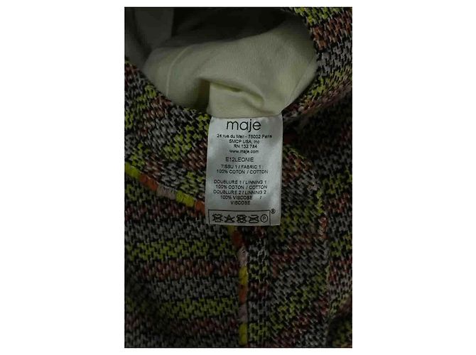 Blazer Maje in cotone rosa - vista 8