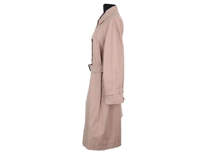 Gabardina Max Mara de algodón beige - vista 3