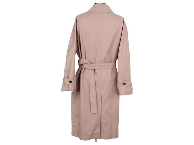 Gabardina Max Mara de algodón beige - vista 4
