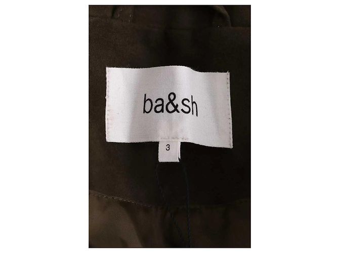 Ba&Sh Wildlederjacke Khaki - Ansicht 5