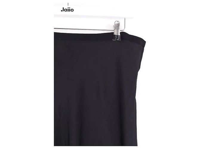 Falda de seda negra Anine Bing L Negro - vista 4