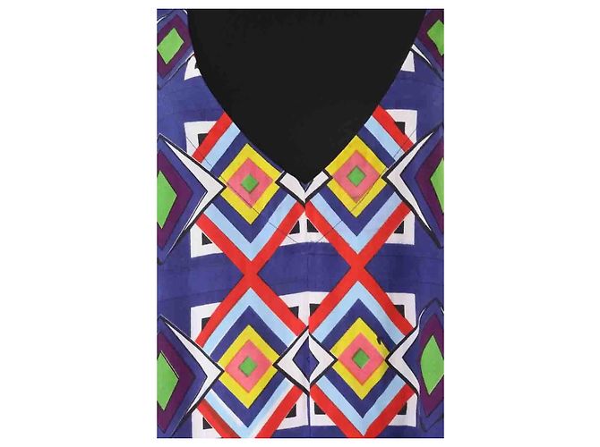 Autre Marque Vestido de seda azul AML Paris - vista 2