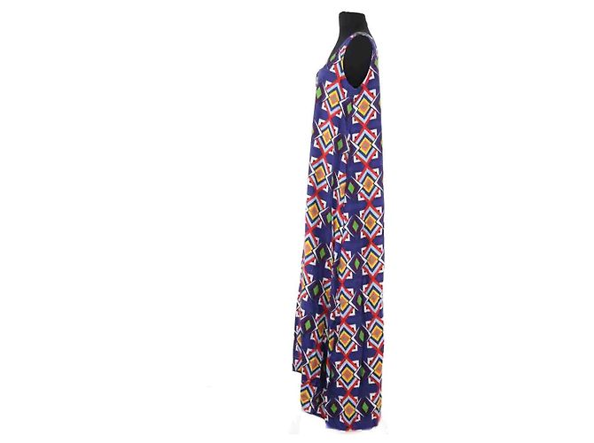Autre Marque Vestido de seda azul AML Paris - vista 3