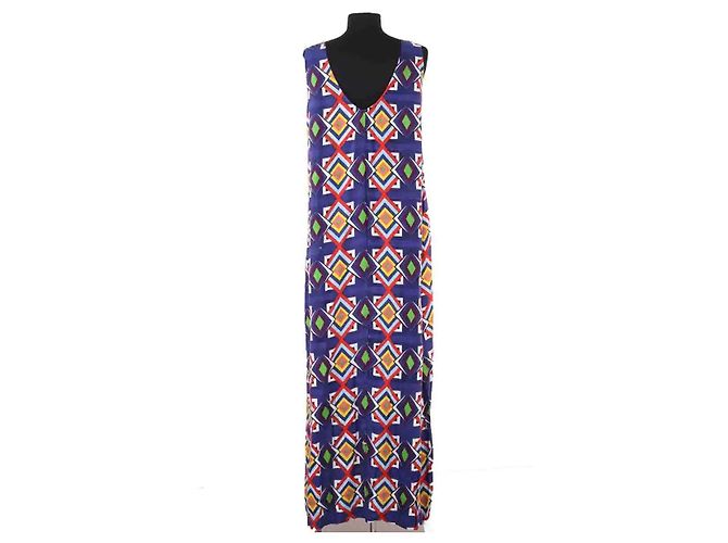Autre Marque Vestido de seda azul AML Paris - vista 4